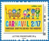 timbre carnaval dukerque 2017